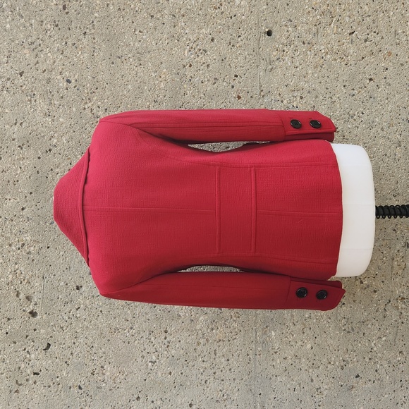 LIDA BADAY red wool jacket - Picture 8 of 13